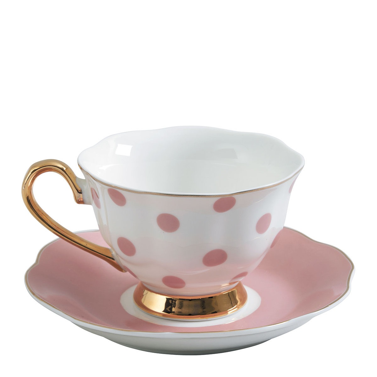 COFFRET THEIERES MME RECAMIER ET 2 TASSES A THE ROSE