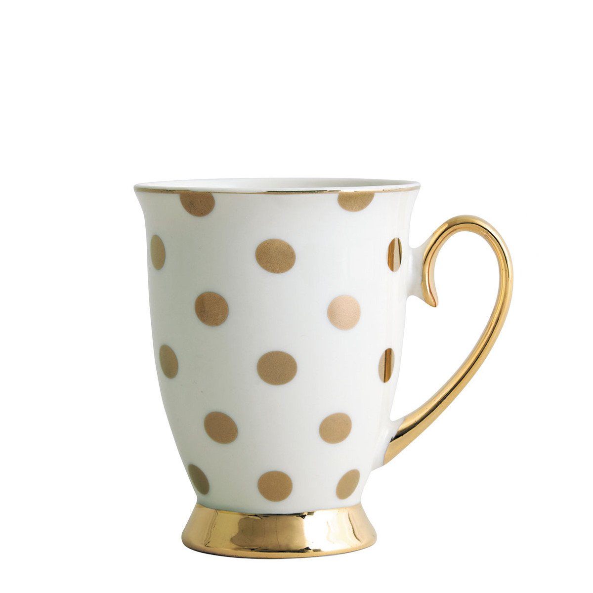 MUG MME RECAMIER  - POIS DORES