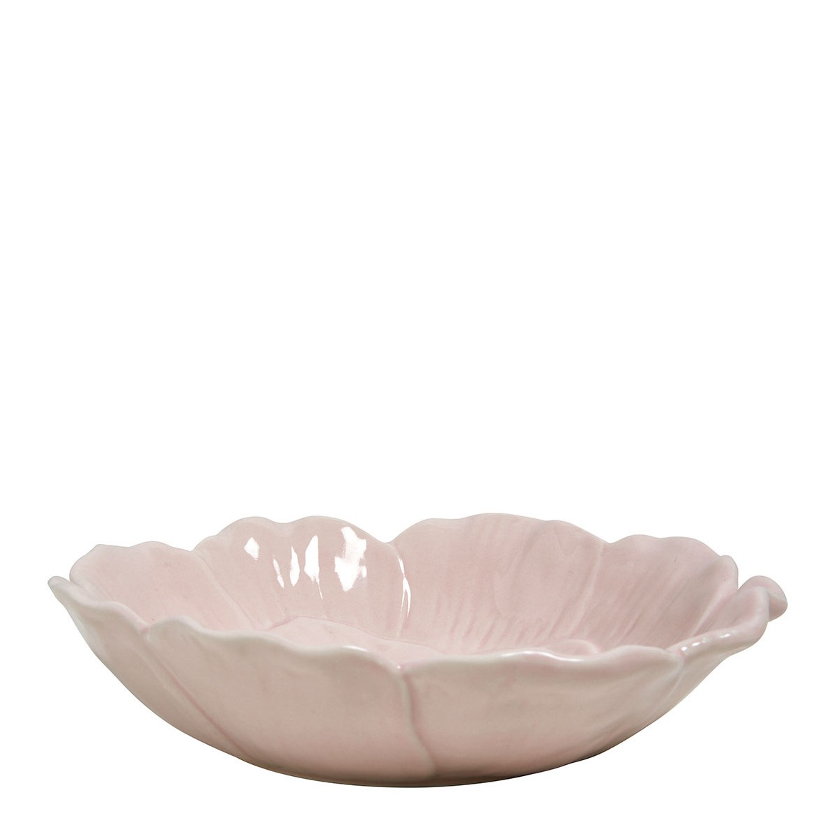 COUPELLE TULIPE EN GRÈS ROSE CLAIR