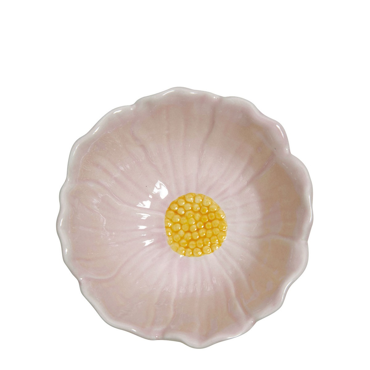 COUPELLE TULIPE EN GRÈS ROSE CLAIR