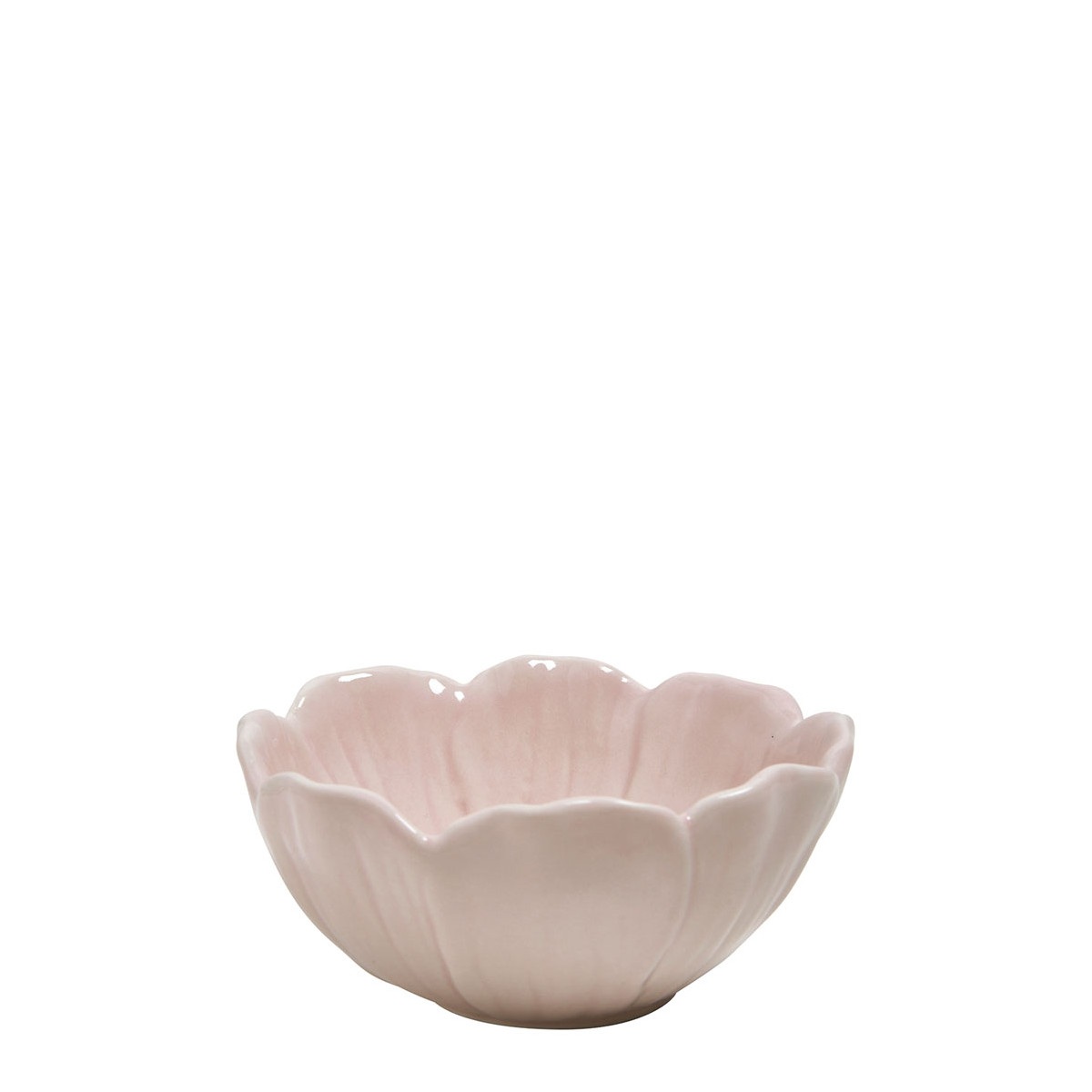 COUPELLE TULIPE EN GRÈS ROSE CLAIR