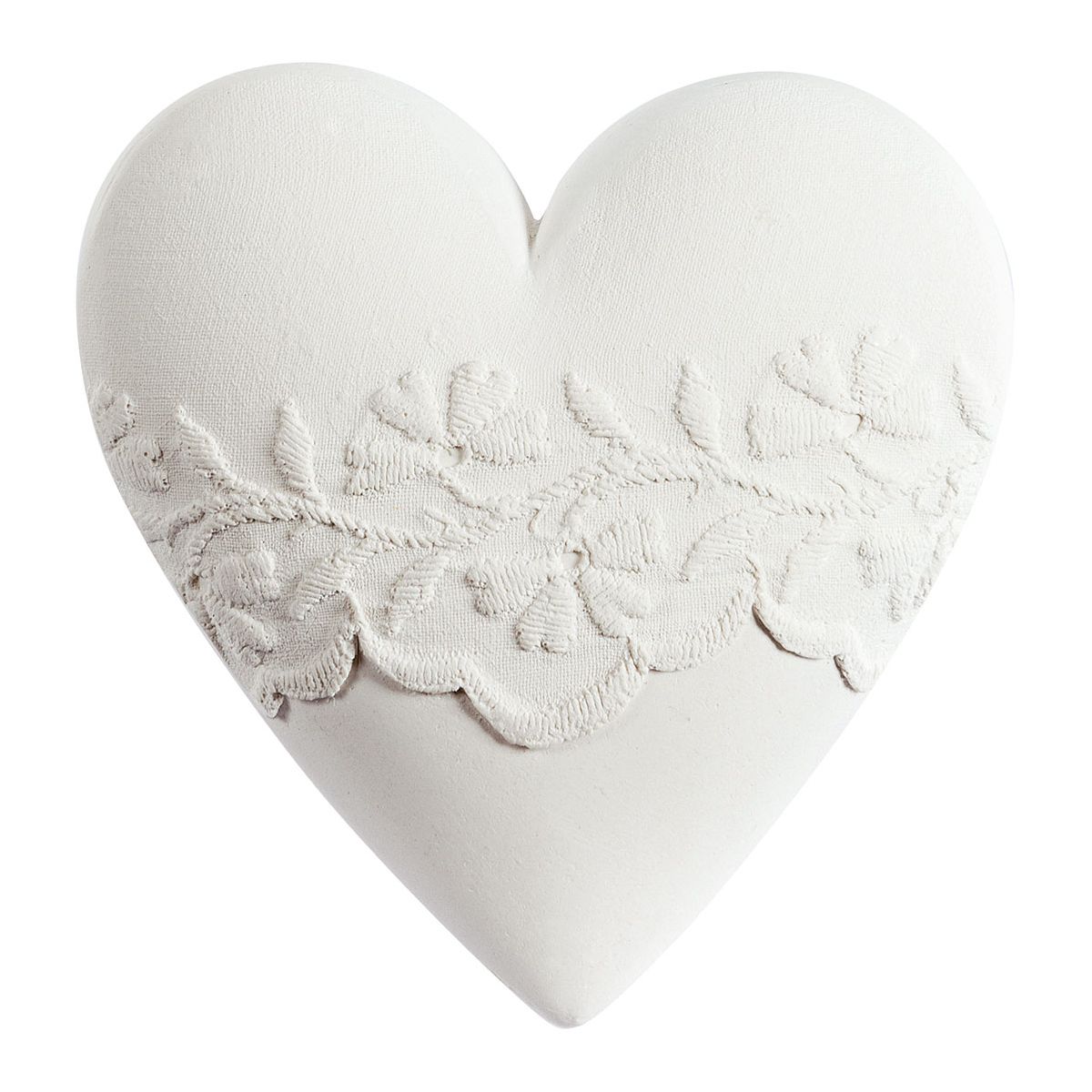 BOITE CŒUR EN MÉTAL AJOURÉ AVEC DÉCOR PARFUMÉ - MARQUISE 