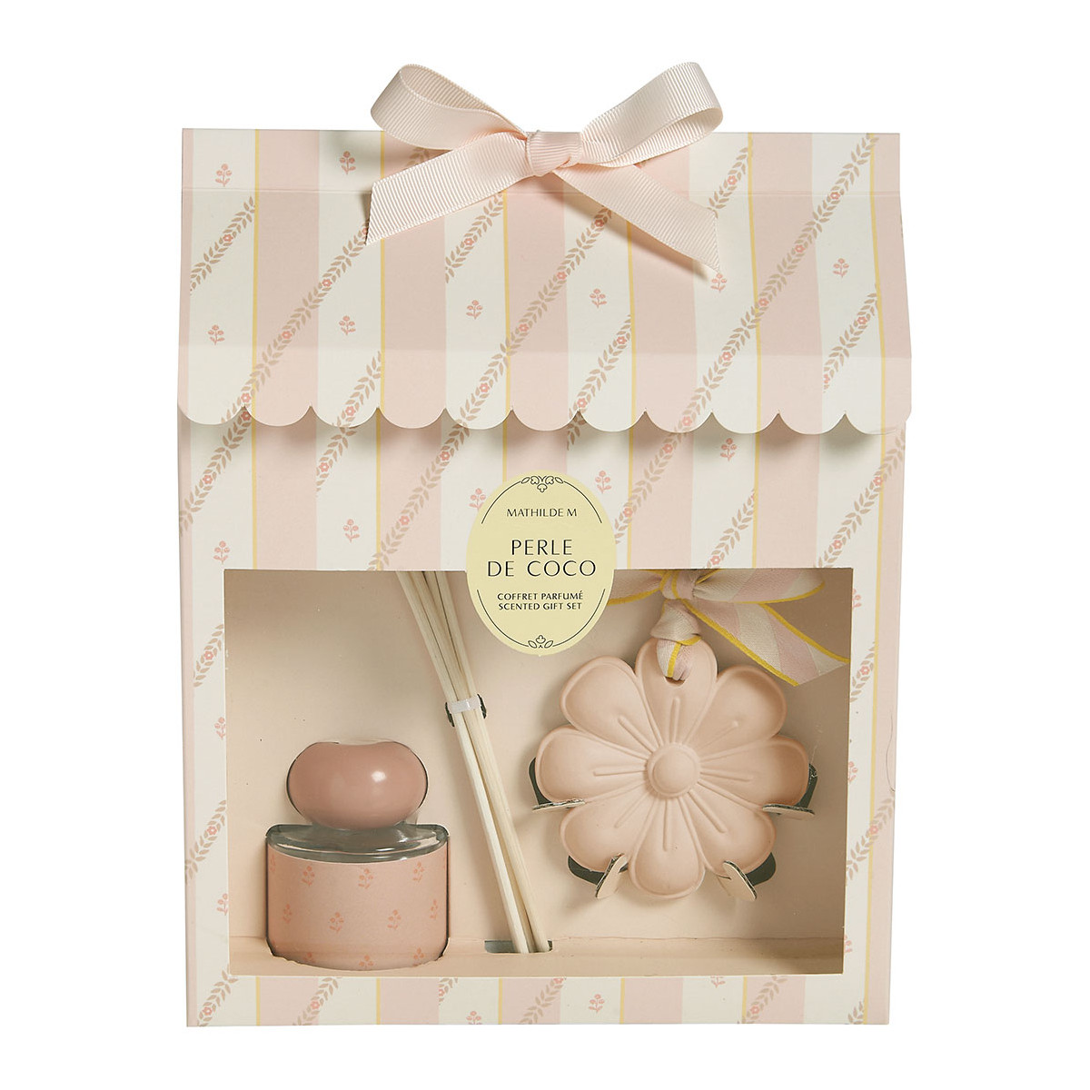 COFFRET DIFFUSEUR DE PARFUM 40 ML ET DÉCOR PERLE DE COCO