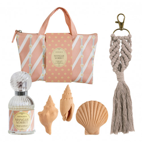 CABAS COFFRET PARFUM D'AMBIANCE ET DÉCORS - MANGUE SORBET
