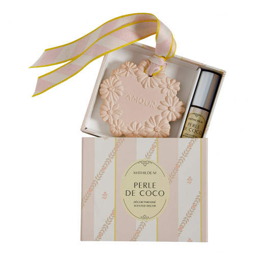 DÉCOR PARFUMÉ ET CONCENTRÉ DE PARFUM BAIN PERLE DE COCO