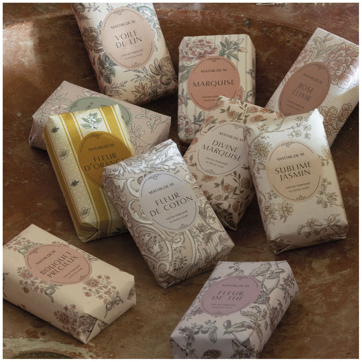 SAVON PARFUME CACHEMIRE EXQUIS - VANILLE DOREE