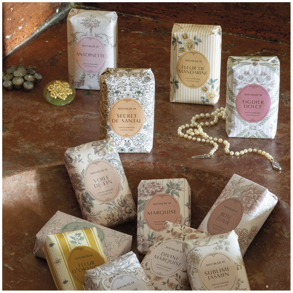 SAVON PARFUME CACHEMIRE EXQUIS - ROSE ELIXIR